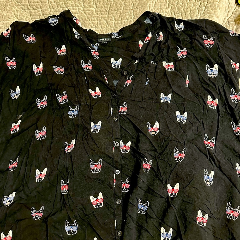 TORRID GEORGETTE TOP SIZE 5